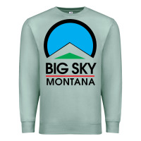 Seafoam Big Sky Montana Champion Premium Sweatshirt - linhVisuals