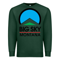 Sports Green Big Sky Montana Champion Premium Sweatshirt - linhVisuals