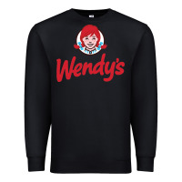 Black Wendy's Premium Sweatshirt - linhVisuals