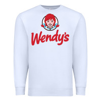 White Wendy's Premium Sweatshirt - linhVisuals