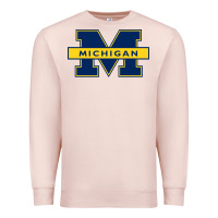 Pale Pink michigan Premium Sweatshirt - linhVisuals