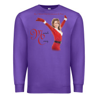Purple Mariah Carey Merry Christmas vintage retro Premium Sweatshirt - linhVisuals