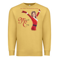Antique Gold Mariah Carey Merry Christmas vintage retro Premium Sweatshirt - linhVisuals