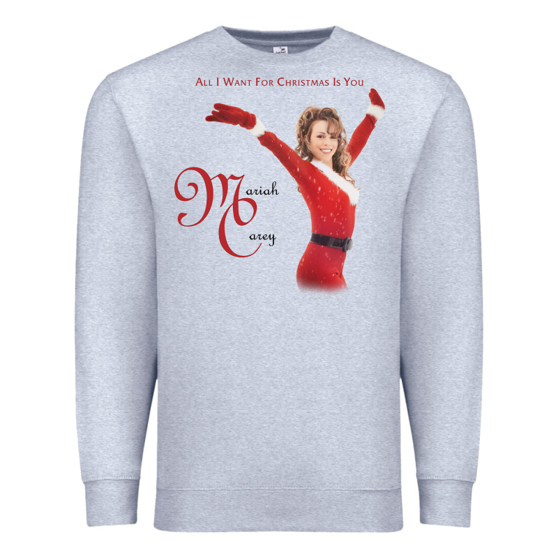 Mariah Carey Merry Christmas Vintage Retro Premium Sweatshirt by linhVisuals | Teevron