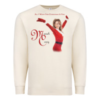 Sandshell Mariah Carey Merry Christmas vintage retro Premium Sweatshirt - linhVisuals