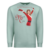 Seafoam Mariah Carey Merry Christmas vintage retro Premium Sweatshirt - linhVisuals