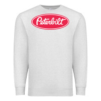 Oatmeal Heather Peterbilt Premium Sweatshirt - linhVisuals