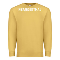 Antique Gold neanderthal funny gift for texas neanderthals Premium Sweatshirt - linhVisuals