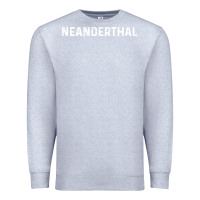 Heather Grey neanderthal funny gift for texas neanderthals Premium Sweatshirt - linhVisuals