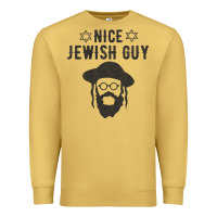 Antique Gold nice jewish guy funny gifts for hanukkah Premium Sweatshirt - linhVisuals