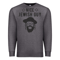 Charcoal Heather nice jewish guy funny gifts for hanukkah Premium Sweatshirt - linhVisuals