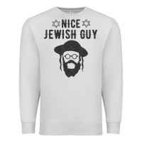 Dove Grey nice jewish guy funny gifts for hanukkah Premium Sweatshirt - linhVisuals