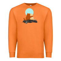Carrot two cats Premium Sweatshirt - linhVisuals