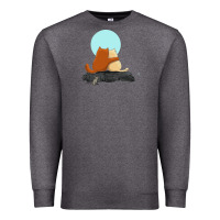 Charcoal Heather two cats Premium Sweatshirt - linhVisuals