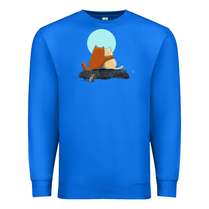 Two Cats Premium Sweatshirt by linhVisuals | Teevron
