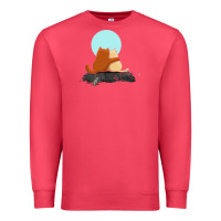 Cardinal two cats Premium Sweatshirt - linhVisuals