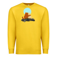 Lemon two cats Premium Sweatshirt - linhVisuals