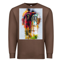 Chestnut messi and ronaldo Premium Sweatshirt - linhVisuals