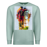 Seafoam messi and ronaldo Premium Sweatshirt - linhVisuals