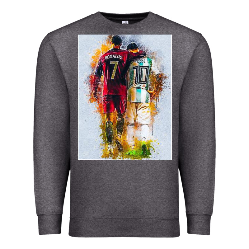Messi And Ronaldo Premium Sweatshirt by linhVisuals | Teevron