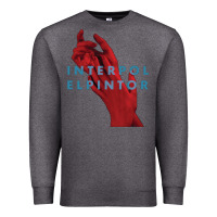 Charcoal Heather interpol Premium Sweatshirt - linhVisuals