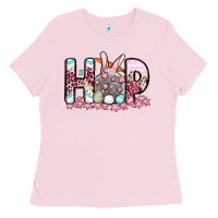 Easter Day Hop Bunny Ladies Tee | Teevron