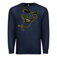 Navy J O K E R Premium Sweatshirt - linhVisuals