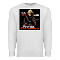 Oatmeal Heather only you can prevent communism Premium Sweatshirt - linhVisuals