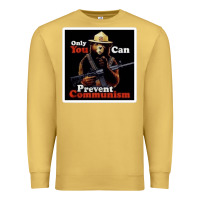 Antique Gold only you can prevent communism Premium Sweatshirt - linhVisuals