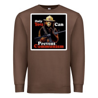 Chestnut only you can prevent communism Premium Sweatshirt - linhVisuals