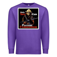 Purple only you can prevent communism Premium Sweatshirt - linhVisuals