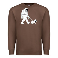 Chestnut walking the dog astronaut Premium Sweatshirt - linhVisuals
