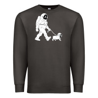 Smoke walking the dog astronaut Premium Sweatshirt - linhVisuals