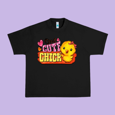 One Cute Chick Urban Heavy Tee Designed By Fadigitalartstudio