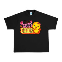 Black one cute chick Urban Heavy Tee - FaDigitalArtStudio