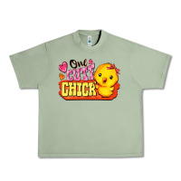 Oil Green one cute chick Urban Heavy Tee - FaDigitalArtStudio