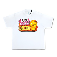 White one cute chick Urban Heavy Tee - FaDigitalArtStudio