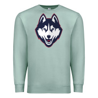 Seafoam wolf head tshirt Premium Sweatshirt - linhVisuals
