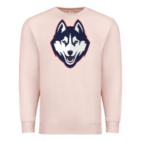 Pale Pink wolf head tshirt Premium Sweatshirt - linhVisuals