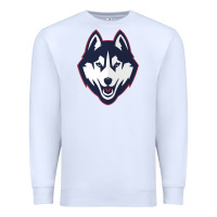 White wolf head tshirt Premium Sweatshirt - linhVisuals
