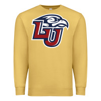 Antique Gold liberty flames Premium Sweatshirt - linhVisuals