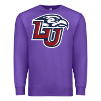 Purple liberty flames Premium Sweatshirt - linhVisuals