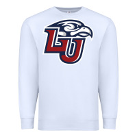 White liberty flames Premium Sweatshirt - linhVisuals