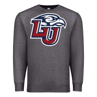 Charcoal Heather liberty flames Premium Sweatshirt - linhVisuals