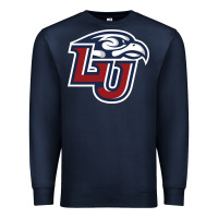 Navy liberty flames Premium Sweatshirt - linhVisuals