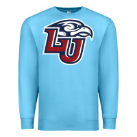 Ocean Blue liberty flames Premium Sweatshirt - linhVisuals