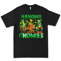Black St. Patrick's Day gnomes Premium Tee - CowGirlArtShop