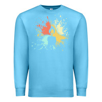 Ocean Blue candle t  shirt c a n d l e i n k s p l a s h t  shirt Premium Sweatshirt - linhVisuals