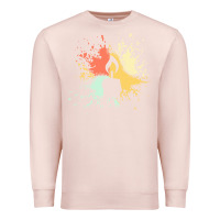 Pale Pink candle t  shirt c a n d l e i n k s p l a s h t  shirt Premium Sweatshirt - linhVisuals