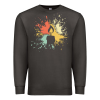 Smoke candle t  shirt c a n d l e i n k s p l a s h t  shirt Premium Sweatshirt - linhVisuals